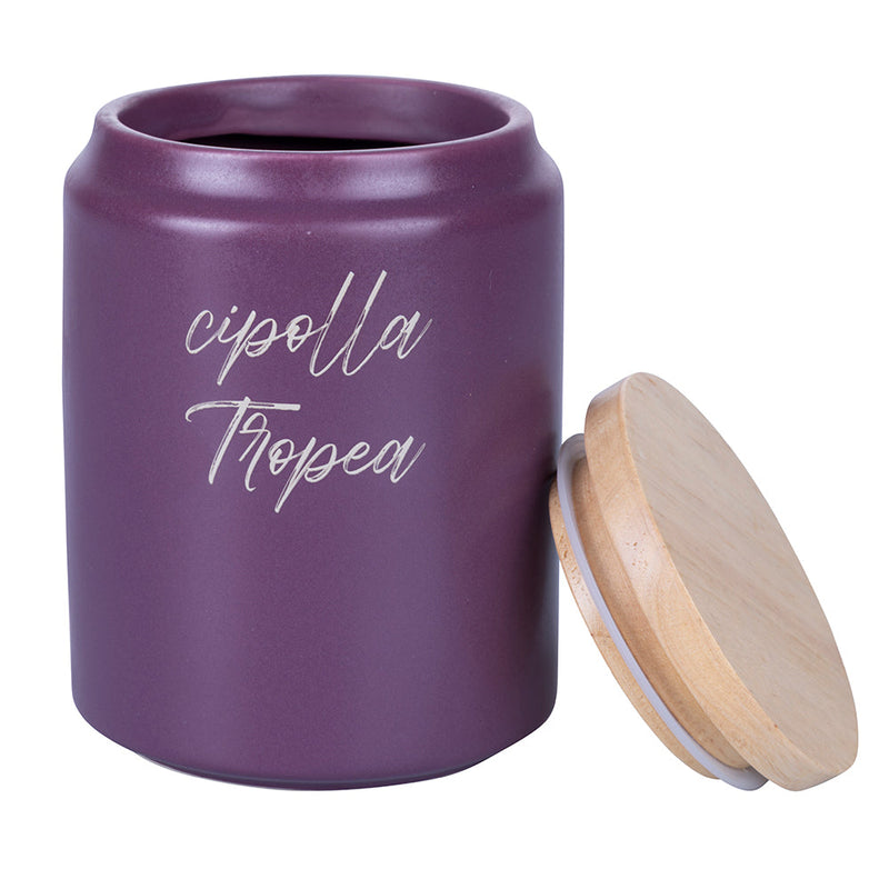 Barattolo Cipolle Tropea 900 ml in Stoneware VdE Tivoli 1996 Shades of Provence 