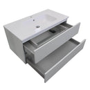 Mobile da Bagno sospeso Bali 01C Bianco Lucido Laccato TFT