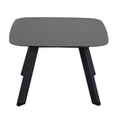 Set Salotto da Giardino 2 Poltrone e Tavolino in Alluminio Riverside Antracite