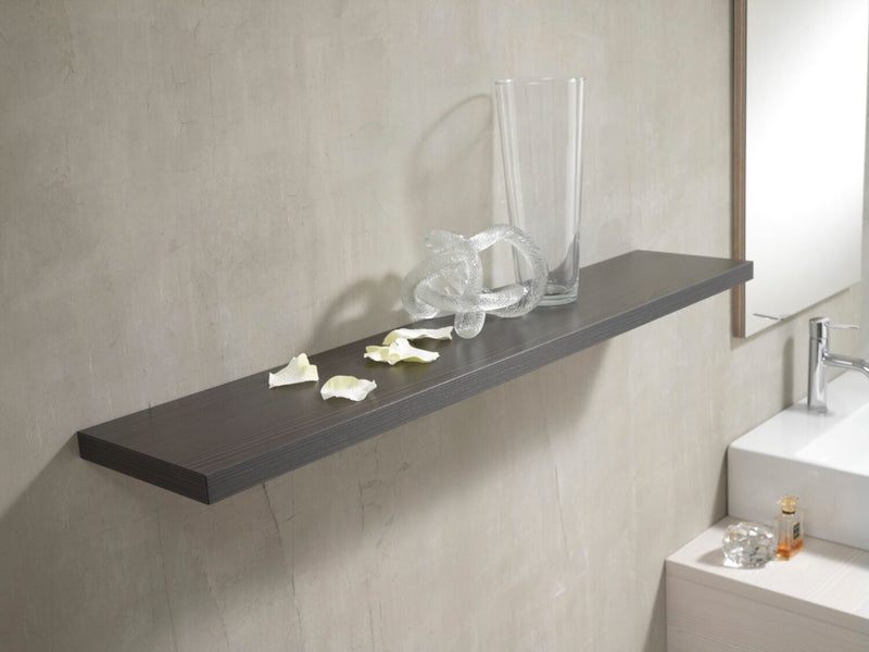 Mensola da Bagno in Melaminico 90x18x2,5cm TFT Giava Pino Grigio