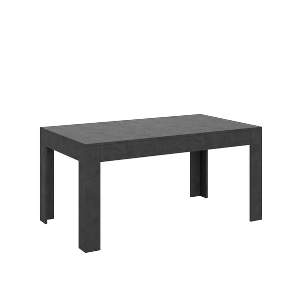 acquista Tavolo Allungabile 160-220x90x77 cm Bibi Antracite Spatolato