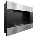 Camino a Bioetanolo da Parete 90x65,2 cm Flig Boston Silver