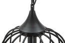 Lampadario Elegant Ø29x72 cm in Ferro Nero e Oro