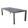 Table extensible Houston 225/300x100x75 h cm en aluminium taupe