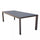 Table extensible Houston 225/300x100x75 h cm en aluminium taupe