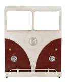 Bancone Bar 138x40x174 cm a Forma di Van in Metallo