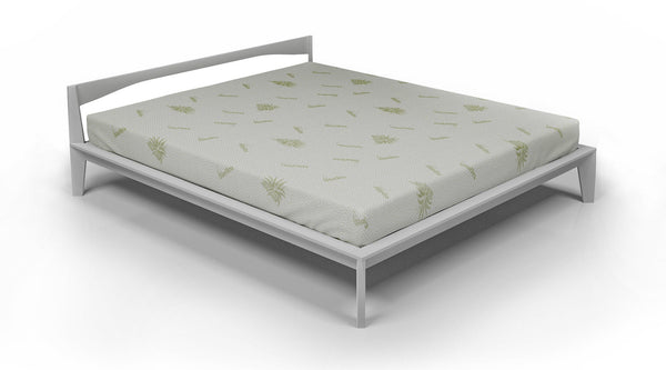 sconto Couvre-matelas en polyester Aloe Vera blanc de différentes tailles
