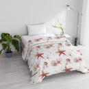 Trapunta Invernale Stampata in Microfibra 200gr Double Face Starfish Varie Misure