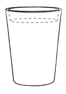 Vaso in Polietilene Tulli Zamora Essential Cappuccino Varie Misure