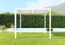 Pergola Bioclimatica 4x4 m in Alluminio Bianco