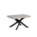 Tavolo Allungabile 130/234x90 cm Volantis Cashmere Gambe Antracite      
