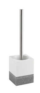 Set 4 Accessori da Bagno in Resina TFT Saada Bianco e Grigio