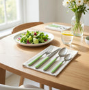 Servizio Set di Posate 24 pezzi in Acciaio Inox Eme Brio Verde 69