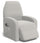Housse de fauteuil inclinable extensible taille unique avec poche latérale crème