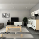 Cassetto Esterno Concept 30 Kg H185 mm P 400 Verniciato Bianco Acciaio Emuca