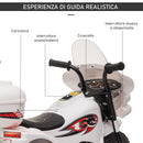 Moto Elettrica Police per Bambini 6V   Bianca