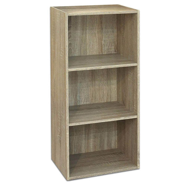 Bibliothèque 3 étagères 40x29x89 cm en bois de chêne prezzo