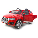 Macchina Elettrica per Bambini 12V con Licenza Audi Q7 Rosso