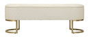 Panca con Cassetti Sharon 120x40x43 cm in Pino e MDF e Metallo e Plastica      