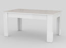 Tavolo Allungabile 90x140/190x75 cm Jesi Bianco Lucido