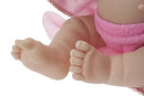 Bambola Bebè Neonato con Accappatoio Principessa 43cm JC Toys