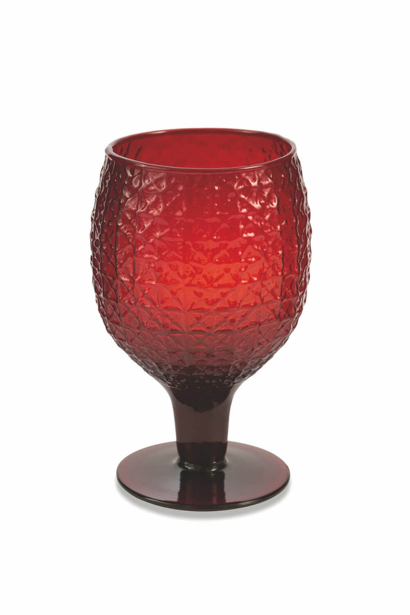 Confezione 6 Calici Vino in Vetro 300ml Villa d'Este Home Tivoli Karma Rossi