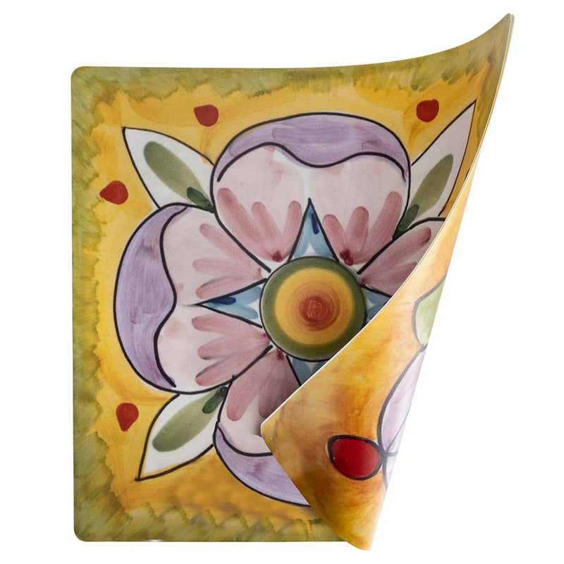 Set 6 Tovagliette Double Face 37x37 cm  in Plastica VdE Tivoli 1996 Infinito