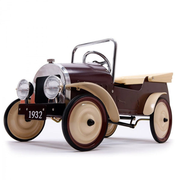 Voiture de course vintage à pédales pour enfants Baghera Classic Country prezzo