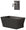 Fontaine Murale de Jardin avec Robinet et Baignoire Belfer 42/PRQ Anthracite