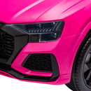 Macchina Elettrica per Bambini 3-5 Anni 6V Audi RS Q8 Autentica 1,5-3km/h con Telecomando e Musica Rosa      
