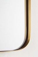 Specchio con Cornice Adhira 60x60 in Metallo