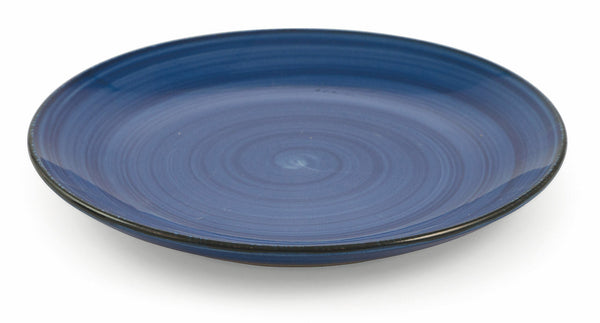 online Set de 6 Assiettes à Fruits Ø19x2 cm en Grès VdE Tivoli 1996 New Baita Bleu