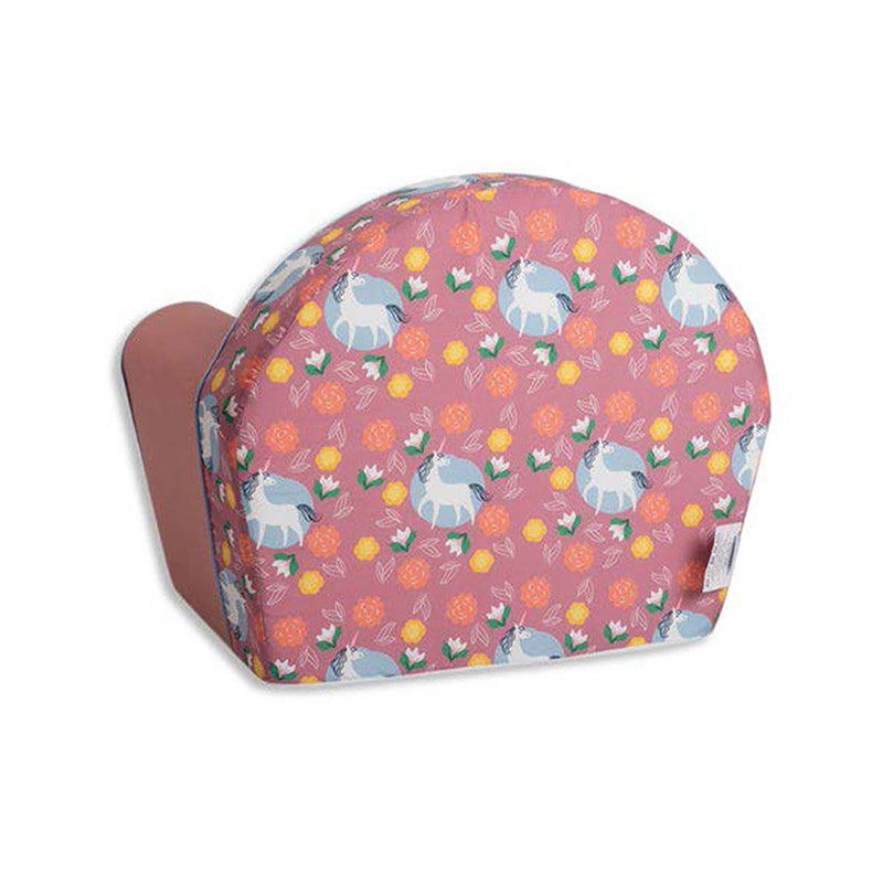 Poltroncina per Bambini 42x31x50 cm in Cotone Unicorno Rosa 