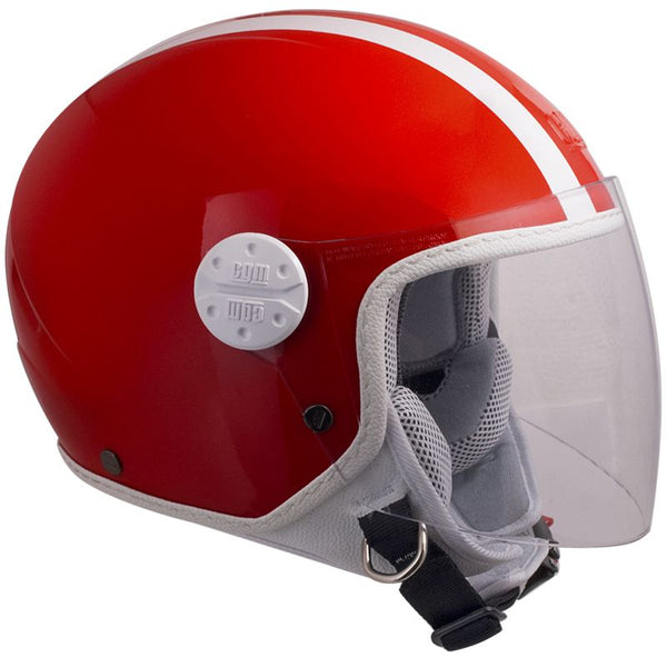 Casque Demi-Jet Enfant Visière Longue CGM Tampa 206L Rouge prezzo