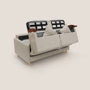 Divano Letto 3 Posti 200x94x97 cm in Tessuto Beige