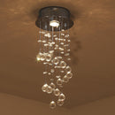 Lampadario a Sospensione in Cristallo 20x48 cm  Malin