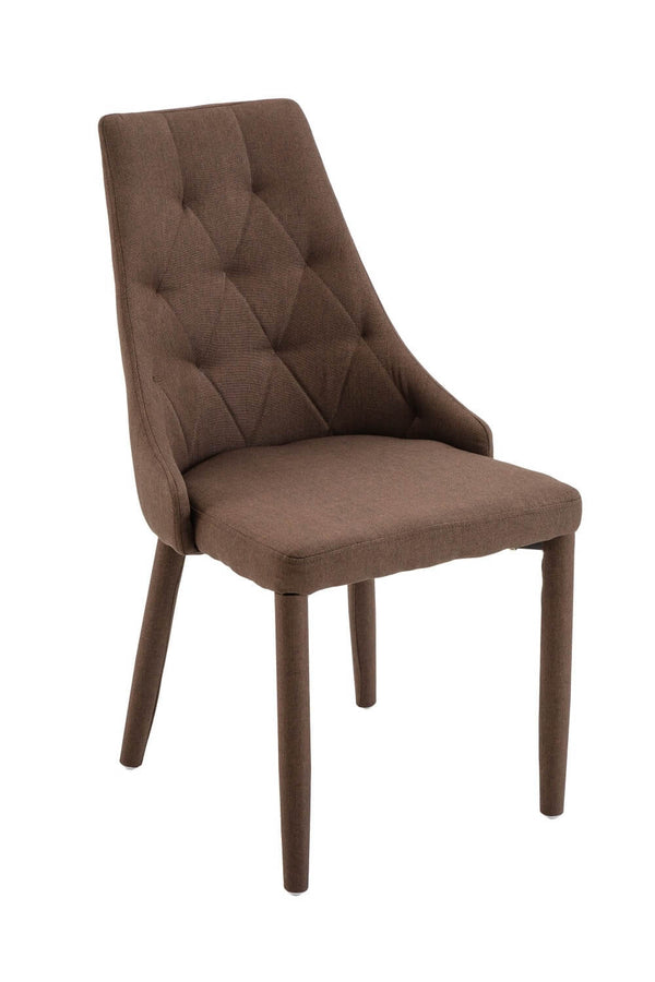 Chaise en Tissu 630x470x900cm TFT Chocolat online