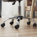 Sedia da Ufficio Ergonomica Senza Braccioli 43x58x90-100 cm in Tessuto a Rete Grigio 