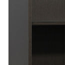 Libreria 5 Ripiani 60x30x189 cm in Legno MDF Marrone Scuro