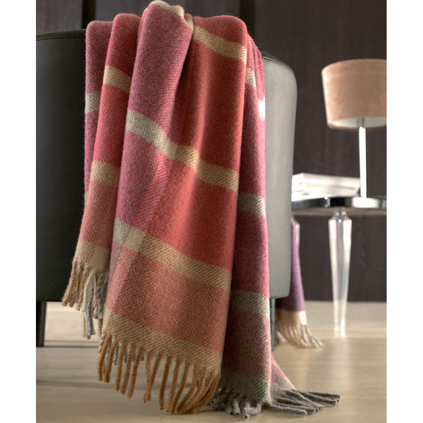 acquista Couverture Pure Laine 380gr Cober Denver Violet Aubergine