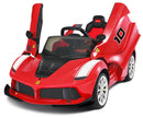 Macchina Elettrica per Bambini 12V con Licenza Ferrari la Rossa