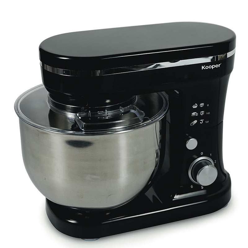 Impastatrice Planetaria 5 Litri 6 Velocità 1200W Kooper Aurora Nero