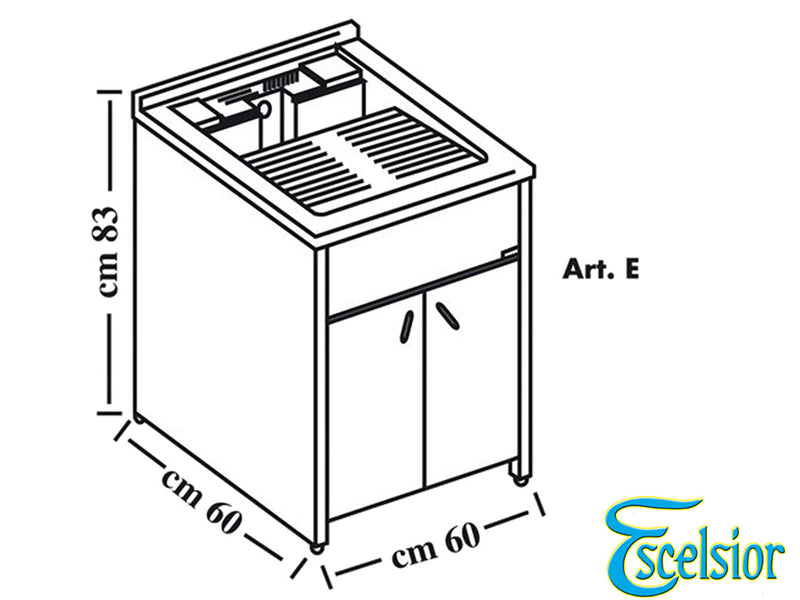 Mobile Lavatoio da Esterno in Polipropilene e Alluminio 60x60x83 cm Bianco  