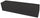 Banc en similicuir gris foncé Avalli 180x42x44 cm