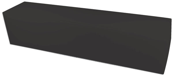 Banc en similicuir gris foncé Avalli 180x42x44 cm sconto