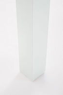 Tavolo Allungabile da Esterno 80-160x80x75h cm in Alluminio Cliv Bianco  