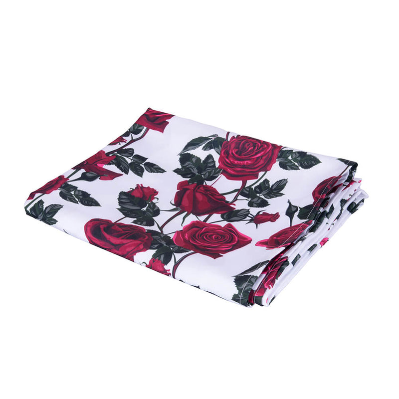 Tovaglia 140x240 cm 10/12 Posti in Poliestere VdE Tivoli 1996 Rose Baroque