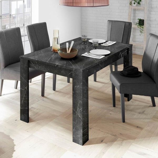 Table extensible 137/180x90x79 cm Rock effet marbre noir prezzo