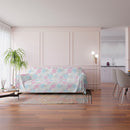 Telo Arredo Copritutto Copridivano in Microfibra Molecole