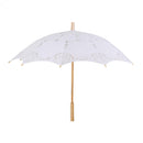 Ombrello Parasole in Pizzo bianco cm Ø85x67